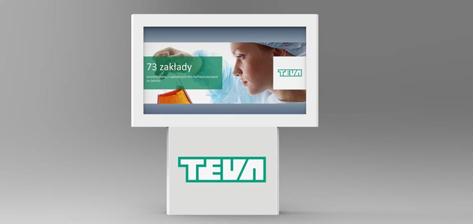 teva Gdzie wykorzystywany jest Digital Signage – medycyna