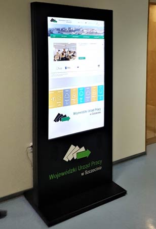 up Gdzie wykorzystywany jest Digital Signage – administracja publiczna