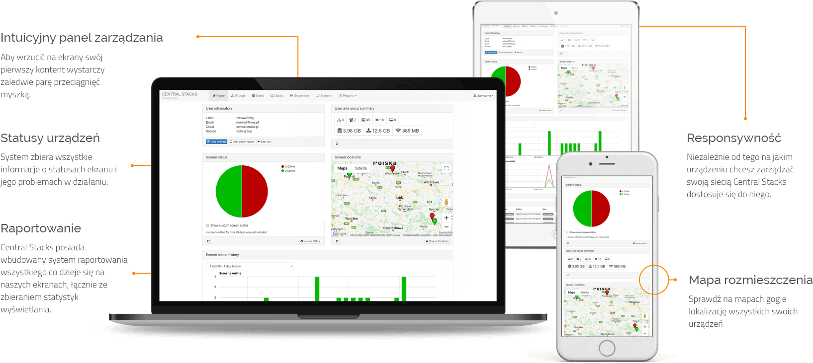 KOSMICZNY SPRZĘT – PROSTE ZARZĄDZANIE. Solix.pl - centrum zarządzania Digital Signage, solix, Solix