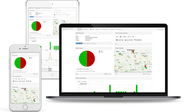 central stacks Solix.pl - centrum zarządzania Digital Signage, solix, Solix