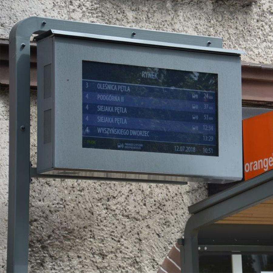 Chodzież – Przystanki_galeria2 Solix.pl - Digital Signage dla transportu publicznego, solix, Solix