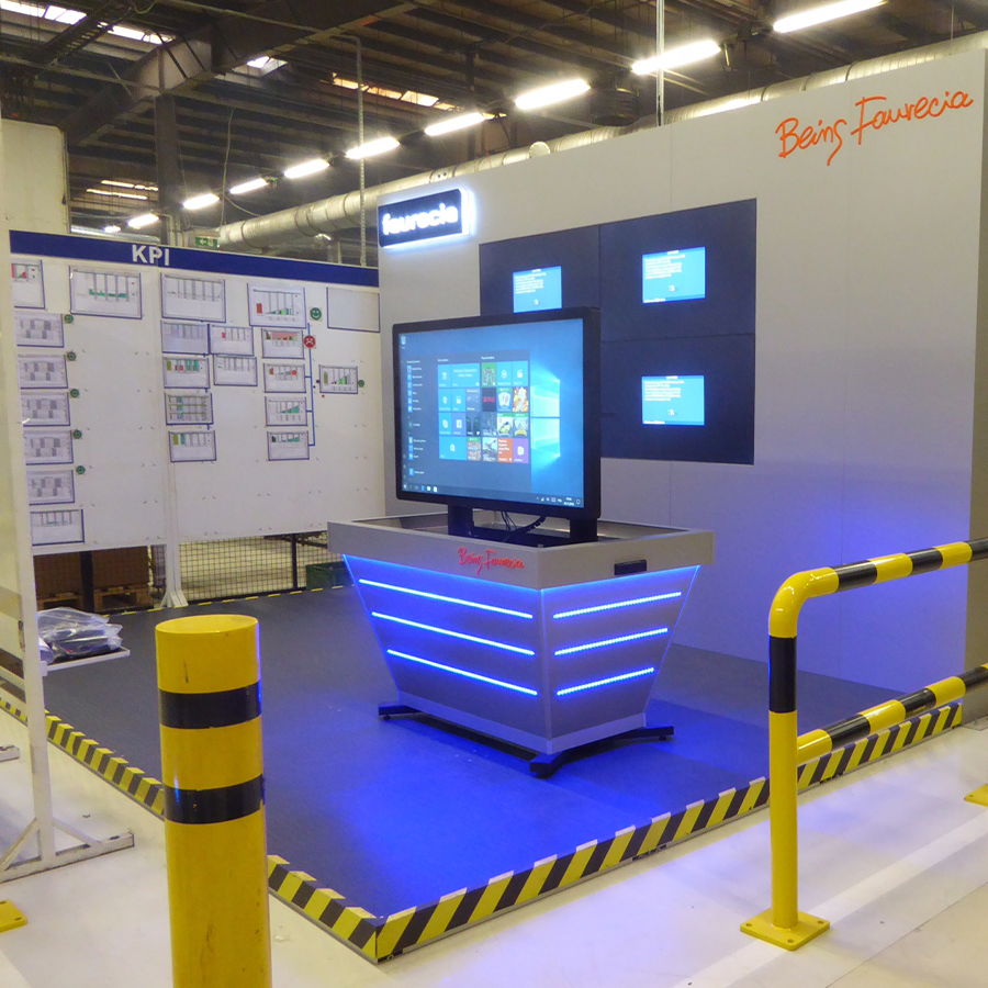 Faurecia Wałbrzych_galeria1 Solix.pl - Digital Signage dla biura i przemysłu, solix, Solix