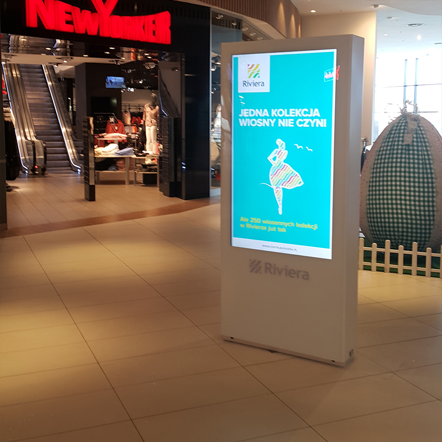 Galeria Riviera_galeria1 Solix.pl - Digital Signage dla galerii i sklepów, solix, Solix