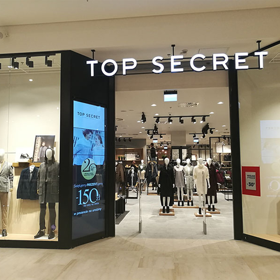 TOP Secret_galeria1 Solix.pl - Digital Signage dla galerii i sklepów, solix, Solix
