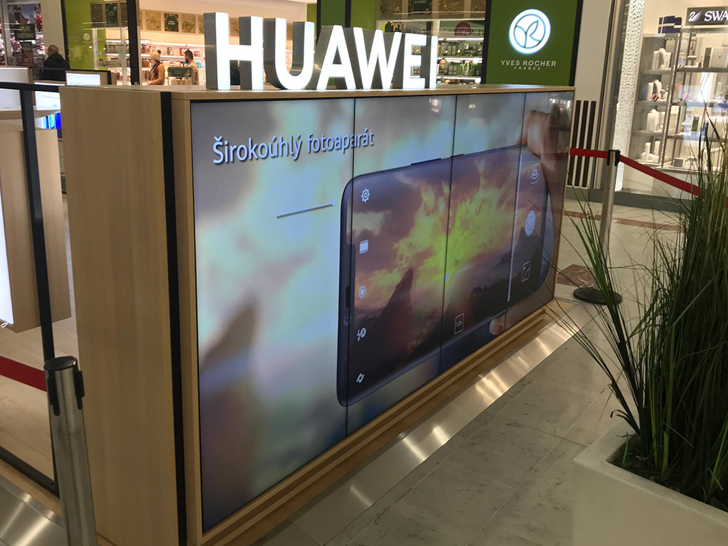 Solix.pl - ekran Led transparentny - Huawei