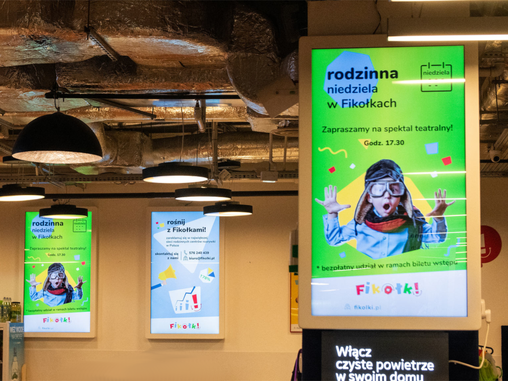 fikołki_1_galeria Solix.pl - monitory reklamowe - Fikołki