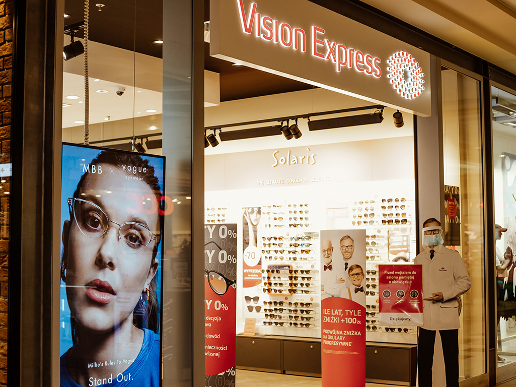 Solix.pl - monitor do witryny, ekran witrynowy - Vision Express