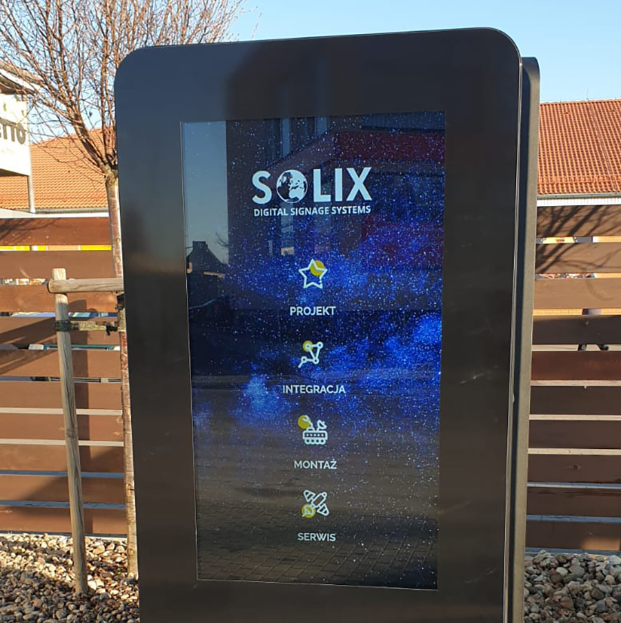 SOLIX totem zewnetrzny 49 Pleszew 3 Solix.pl - Digital Signage dla urzędów i banków, solix, Solix