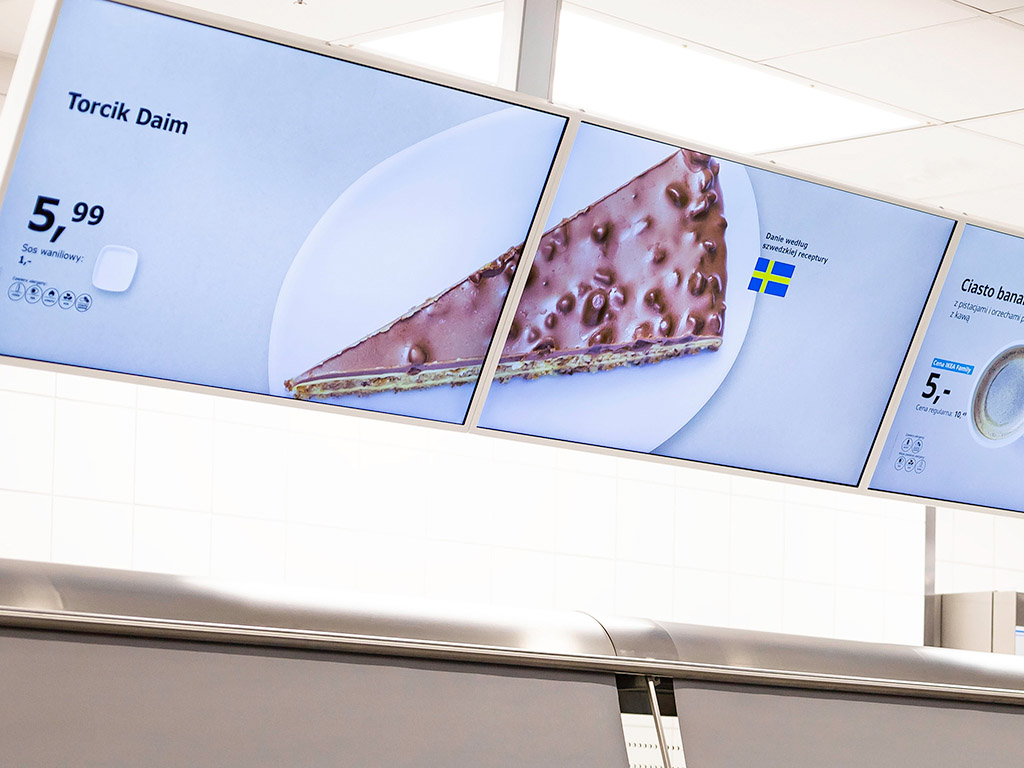 Solix.pl - monitory do sklepu - Ikea